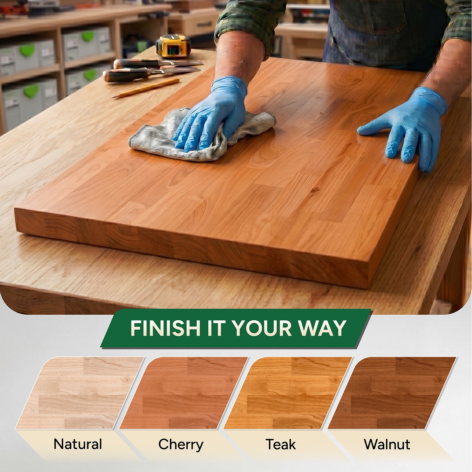 4 ft. L x 25 in. W Unfinished, Birch Solid Wood, Butcher Block Countertop