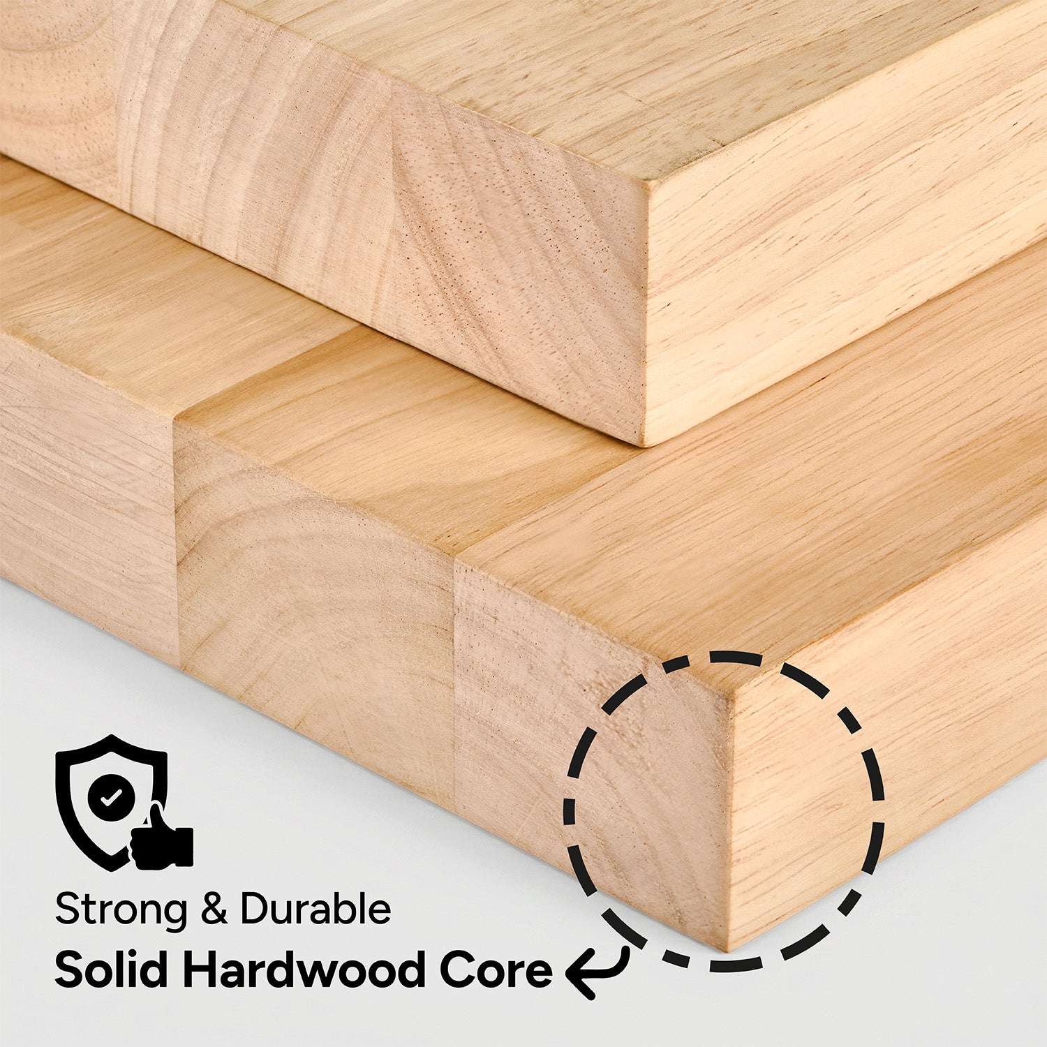 4 ft. L x 30 in. W Unfinished, Hevea Solid Wood, Butcher Block Countertop