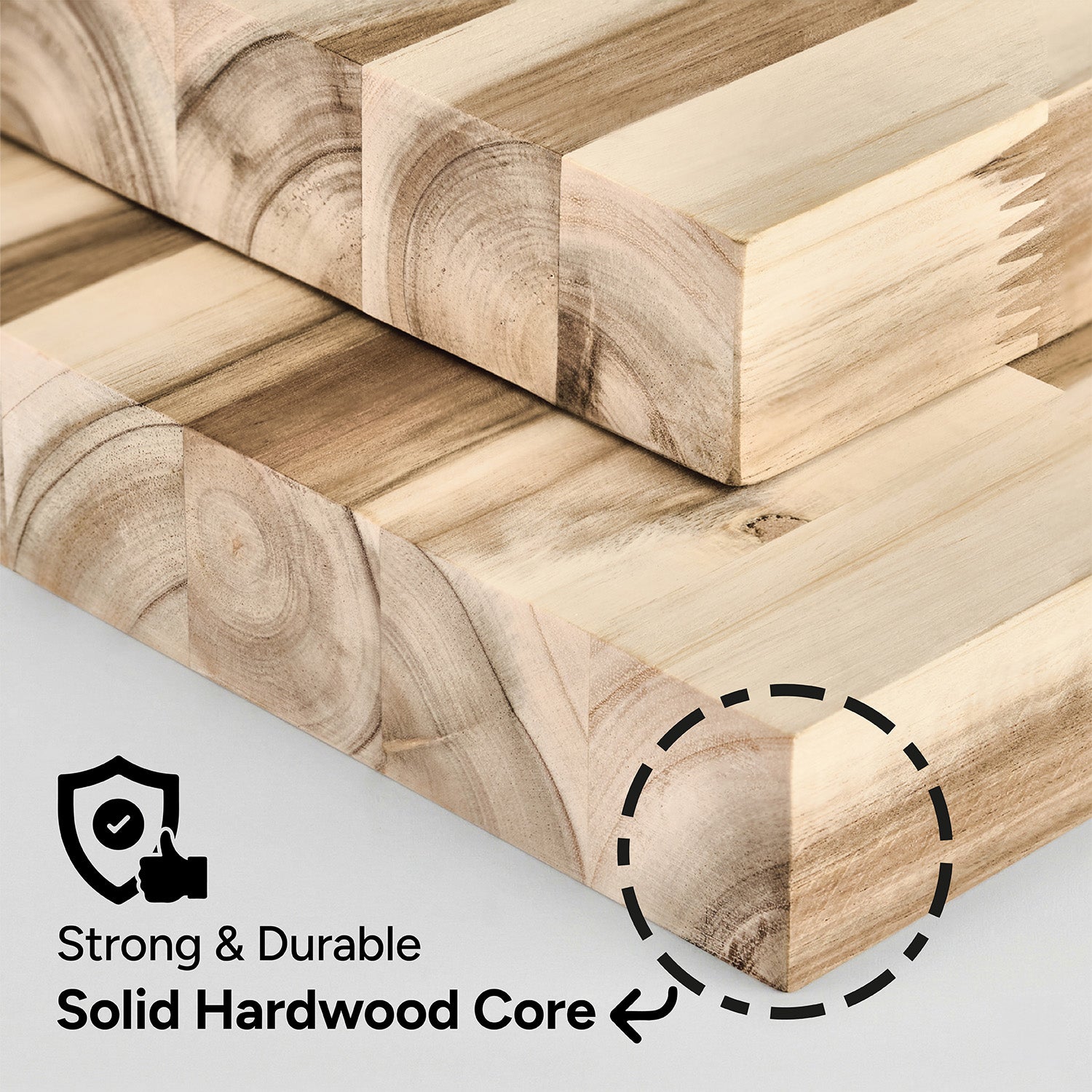 4 ft. L x 25 in. W Unfinished, Acacia Solid Wood, Butcher Block Countertop
